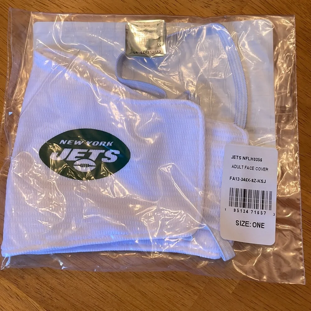 NWT New York Jets Face Mask 483